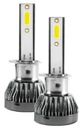 ISO14LFY3 H27 12V - KIT LAMPADA LED H27 12V Y3 36W MINI 22000LM 6500K (EMB. COM 02 PC- VALOR DO PAR) - KIT