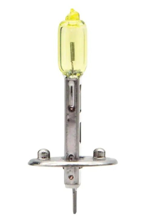 ISO14LX H1 AM 12V - LAMPADA HALOGENA H1 12V 55W AMARELA / BLISTER 12258 (EMB. COM 02 PECAS - VALOR DO KIT) - KIT