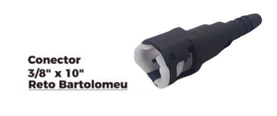 ISO1905697 - CONECTOR 3/8 X 10 - RETO - BARTOLOMEU (EMB. COM 01 PECA - VALOR UNITARIO) - PC