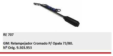 1PR CSAI707 - ALAVANCA SETA OPALA 73>80 CARAVAN 73>80 - AMEFIL (EMB. COM 01 PECA - VALOR UNITARIO) - PC