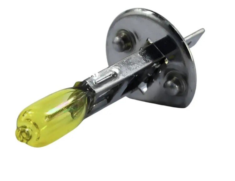 ISO14LX H1 AM 12V - LAMPADA HALOGENA H1 12V 55W AMARELA / BLISTER 12258 (EMB. COM 02 PECAS - VALOR DO KIT) - KIT