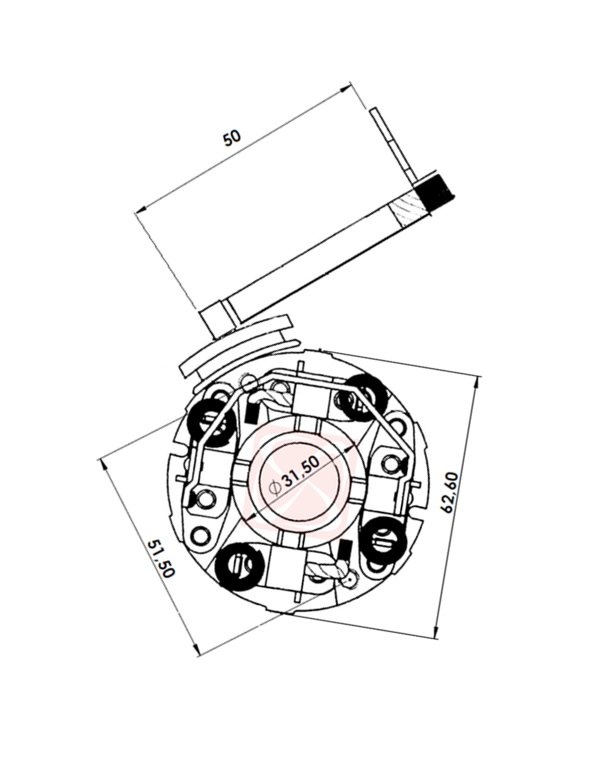 A-353 12V - PORTA ESCOVA PARTIDA FORD / MOTORCRAFT/ FOCUS/ TAURUS/ EDGE - PC A-353 12V - PORTA ESCOVA PARTIDA FORD / MOTORCRAFT/ FOCUS/ TAURUS/ EDGE - PC