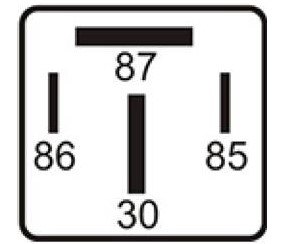 ISO107521 12/24V - SOQUETE PARA RELES DE 4 TERMINAIS COM 2 TERMINAIS LARGOS 12/24V (EMB. COM 01 PC - VALOR UNITARIO) - PC