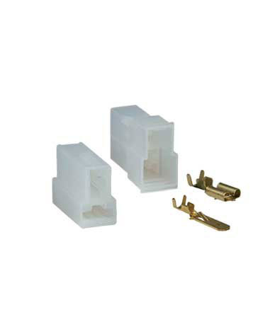 ISO1901824-2 VIAS - KIT CONECTOR 2 VIAS EM T 6,3 MM COM TERMINAIS - KIT