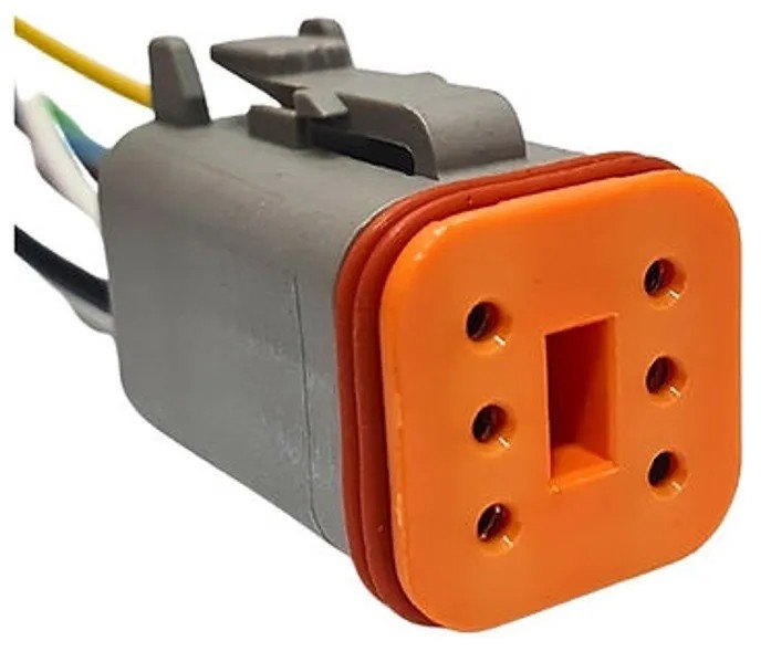 ISO17CH06.5904 - CHICOTE 06 VIAS SENSOR PEDAL VOLVO/ LINHA DEUSTCH/ AGRICOLA/ CAMINHOES E ONIBUS/ SENSOR BORBOLETA TPS (EMB. COM 1 PECA - VALOR UNITARIO) - PC