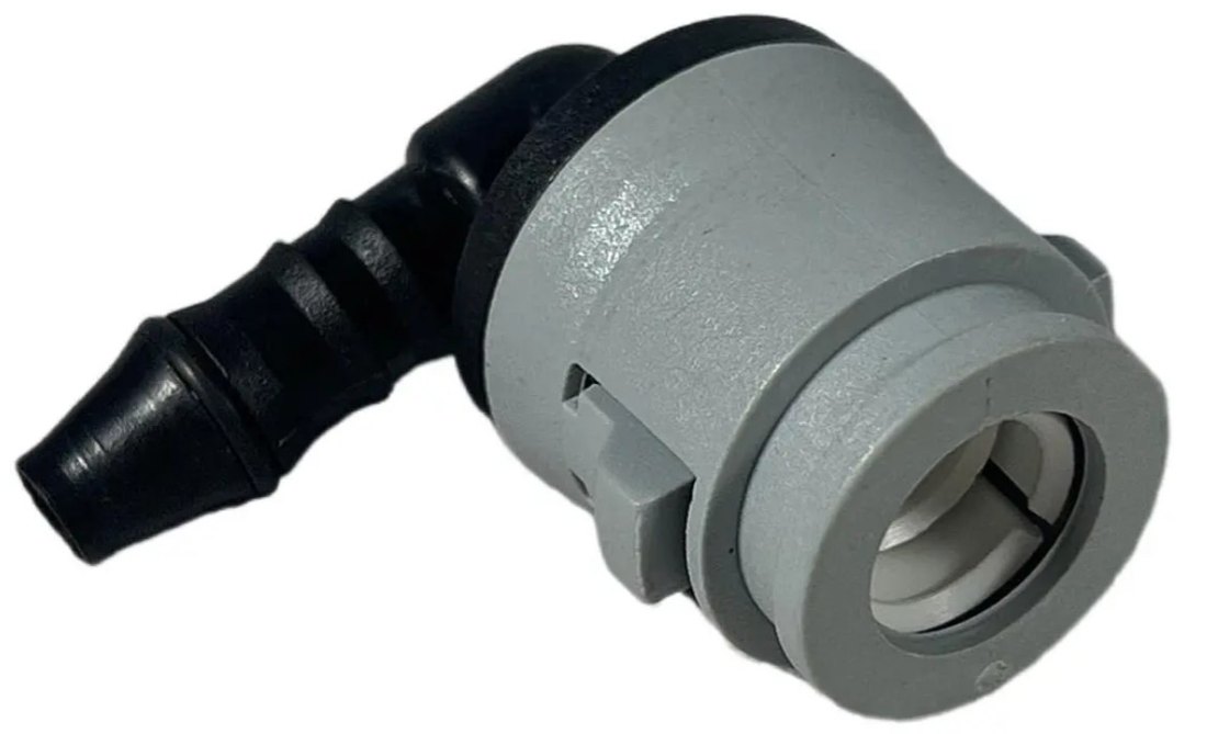ISO1905082 - CONECTOR PARA TUBOS DE COMBUSTIVEL 90 GRAUS- CINZA- FIAT (EMB. COM 01 PECA - VALOR UNITARIO) - PC