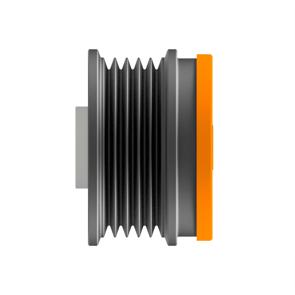77.1015.0 - POLIA RODA LIVRE ALT PALIO/ STILO/ DOBLO 1.8/ MERIVA/ S/ A/C 2002/ ( 05 PK - HORARIO) ROSCA M16  - UN