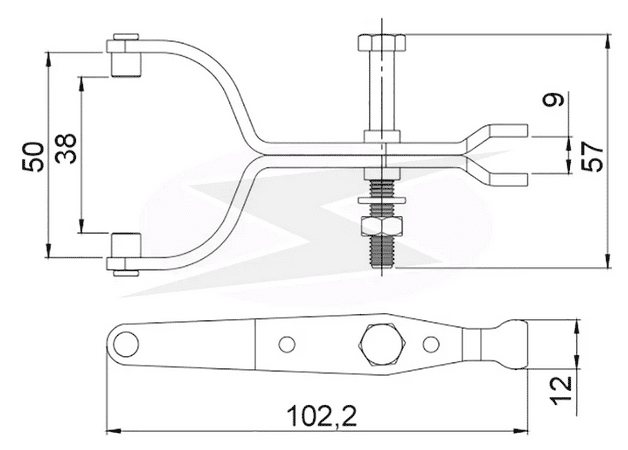UF-4.409 - GARFO PARTIDA CUMMINS/ MOTORES 3.96 KW/ 2,98 KW - PC