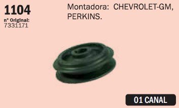 CP1104 - POLIA SIMPLES ALTERNADOR GM PICK-UP/ D10 APOS 1979 (EMB. COM 1 PEÇA - VALOR UNITARIO) - PC