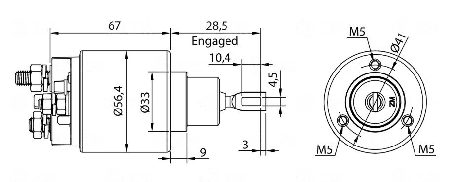 ISO26A2.0973 12V - AUTOMATICO PARTIDA 12V FIESTA/ FORD (EMB. COM 01 PECA - VALOR UNITARIO) - PC ISO26A2.0973 12V - AUTOMATICO PARTIDA 12V FIESTA/ FORD (EMB. COM 01 PECA - VALOR UNITARIO) - PC
