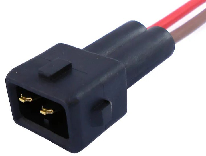 ISO17CH02.9743 - CHICOTE 02 VIAS BICO INJETOR/ VW - TODOS MODELOS MPFI/ MACHO/ 2.8 MM (EMB. COM 01 PEÇA - VALOR UNITARIO) - PC