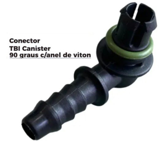 ISO1905646 - CONECTOR 90 GRAU - TBI/ CANISTER COM ANEL DE VITON (EMB. COM 01 PECA - VALOR UNITARIO) - PC