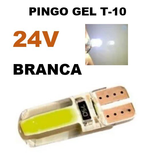 ISO14LPG 2821 BC 24V - LAMPADA LED T10/2821 24V BRANCO (EMB. 01 PC- VALOR UNITARIO) - PC ISO14LPG 2821 BC 24V - LAMPADA LED T10/2821 24V BRANCO (EMB. 01 PC- VALOR UNITARIO) - PC