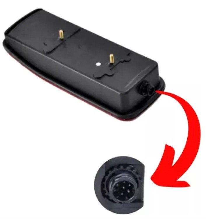 ISO225331 LE - LANTERNA TRASEIRA LED BOTINHA ESQUERDA 12/24V (EMB. COM 01 PECA- VALOR UNITARIO) - PC