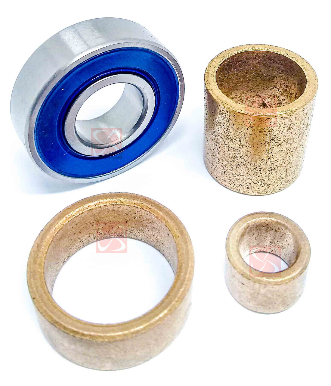 KIT SC1283-STD - KIT BUCHA PARTIDA FORD CARGO/ VW CONSTELLATION/ ESTE KIT É COMPOSTO POR:     1 - BUCHA SC2201-STD/ 1 - BUCHA SC1227-STD/ 1 - BUCHA SC2211-STD/ 1 - BUCHA ROLAMENTO REF. 6001-2RS - KIT