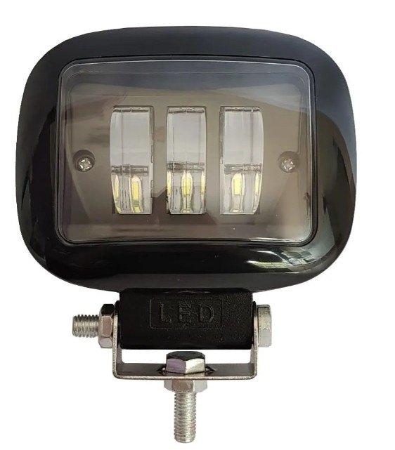 ISO14F5940 12/24V - FAROL AUX. LED RETANG. 30W 12/24V 3 LEDS (EMB. 01 PC- VALOR UNITARIO) - PC