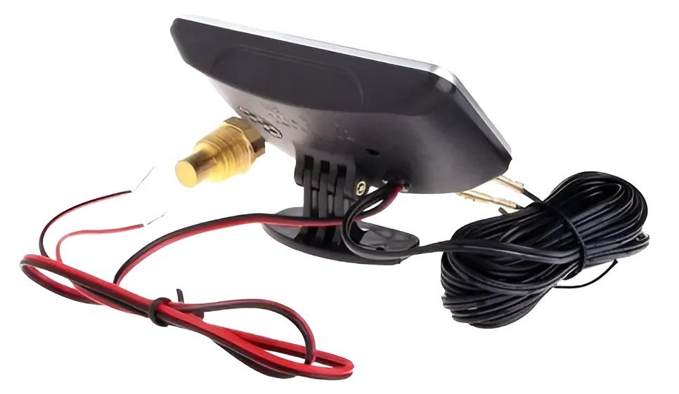 ISO65035 - 12/24V - PAINEL DIGITAL 2 EM 1- VOLT.+ TEMP. AGUA MOTOR - 12/24V - PC