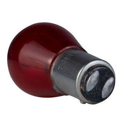 ISO26L5.008 12V - LAMPADA HALOGENA 21/5W 12V 2 POLOS PY VERMELHA BAW15D (EMB. COM 10 PECAS - VALOR UNITARIO) - PC