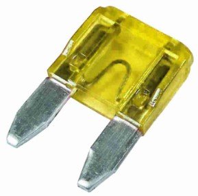 ISO103170-20 - FUSIVEL MINI - 20 AMP - AMARELO (EMB. COM 10 PCS - VALOR UNITARIO) - PC