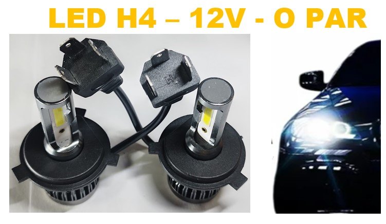 ISO14LFY3 H4 12V - KIT LAMPADA FAROL LED H4 MINI 36W 22000LM 6500K (EMB. COM 02 PC- VALOR DO PAR) - KIT ISO14LFY3 H4 12V - KIT LAMPADA FAROL LED H4 MINI 36W 22000LM 6500K (EMB. COM 02 PC- VALOR DO PAR) - KIT
