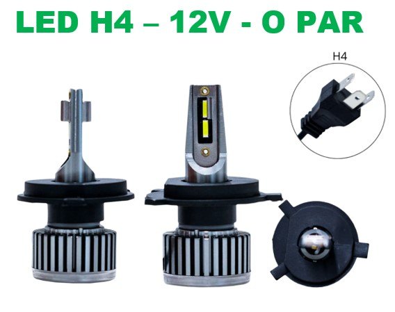 ISO14LFR8 H4 12V - KIT LAMPADA LED R8 H4 12V 30000LM 42W 6500K (EMB. COM 02 PC- VALOR DO PAR) - KIT ISO14LFR8 H4 12V - KIT LAMPADA LED R8 H4 12V 30000LM 42W 6500K (EMB. COM 02 PC- VALOR DO PAR) - KIT