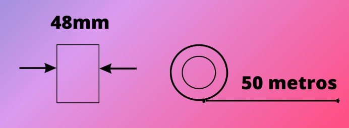 ISO17FT200 50MT - FITA DE TECIDO COM COLA 48MM X 50 MT (EMB. COM 01 PECA - VALOR UNITARIO) - PC