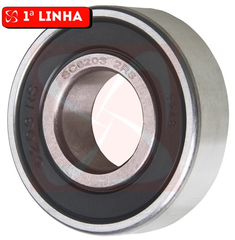 SR6203-2RS - ROLAMENTO ALTERNADOR BOSCH/ WAPSA TDS LD POLIA - 40 X 17 X 12 MM - PC