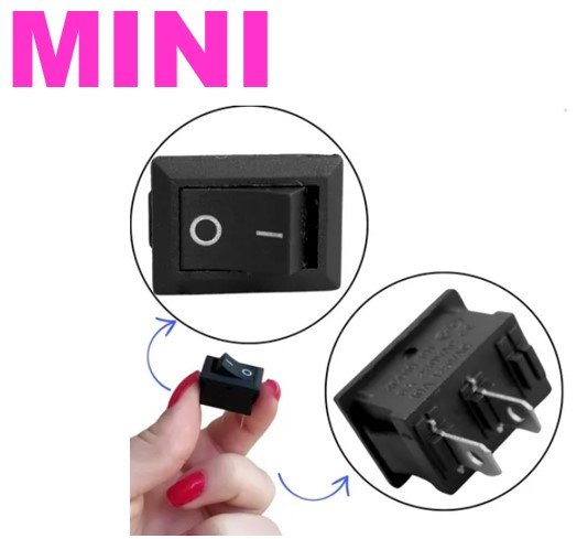 ISO6IT2199 QD2 MINI - CHAVE MINI ON/OFF QUADRADA (GANGORRA) 2 TERMINAIS/ 2 POSICAO 10X15MM - 16A 12V (EMB. COM 1 PECA- VALOR UNITARIO) - PC ISO6IT2199 QD2 MINI - CHAVE MINI ON/OFF QUADRADA (GANGORRA) 2 TERMINAIS/ 2 POSICAO 10X15MM - 16A 12V (EMB. COM 1 PECA- VALOR UNITARIO) - PC