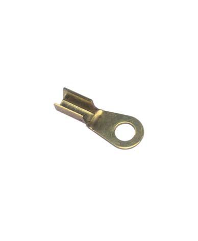 ISO1900033-6MM - TERMINAL OLHAL 1/4 REFORCADO FURO 6,0MM (EMB. COM 50 PECAS - VALOR UNITARIO) - PC