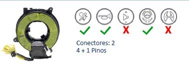 ISO26D1.0028 - CINTA AIRBAG MITSUBISHI L200 TRITON 01 A 14, PAJERO FULL (EMB. COM 01 PECA - VALOR UNITARIO) - PC ISO26D1.0028 - CINTA AIRBAG MITSUBISHI L200 TRITON 01 A 14, PAJERO FULL (EMB. COM 01 PECA - VALOR UNITARIO) - PC