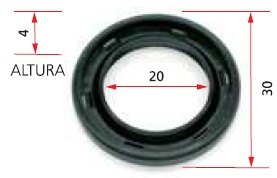 ISO7-3725 - RETENTOR PARTIDA DELCO REMY 29 MT - 20 X 30 X 4 MM (EMB. COM 01 PECA - VALOR UNITARIO) - PC ISO7-3725 - RETENTOR PARTIDA DELCO REMY 29 MT - 20 X 30 X 4 MM (EMB. COM 01 PECA - VALOR UNITARIO) - PC