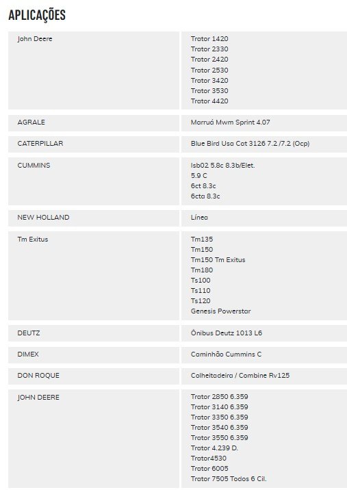 RP-0104 - REPARO PLANETARIA PRESTOLITE, JOHN DEERE, VALTRA, MERCEDES, VOLVO, VW CAMINHAO, CATERPILAR, CUMMINS (EMB. COM 01 KIT - VALOR DO KIT) - KIT RP-0104 - REPARO PLANETARIA PRESTOLITE, JOHN DEERE, VALTRA, MERCEDES, VOLVO, VW CAMINHAO, CATERPILAR, CUMMINS (EMB. COM 01 KIT - VALOR DO KIT) - KIT