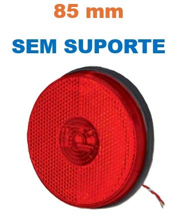 ISO14TR435 VM 12/24V - LANTERNA LATERAL 85MM - VERMELHO - 12/24V - SEM SUPORTE (EMB. COM 01 PECA - VALOR UNITARIO) - PC ISO14TR435 VM 12/24V - LANTERNA LATERAL 85MM - VERMELHO - 12/24V - SEM SUPORTE (EMB. COM 01 PECA - VALOR UNITARIO) - PC