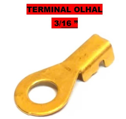 ISO1900022-5MM - TERMINAL OLHAL 3/16 FURO 5 MM (100 PCS - VALOR DO CENTO) - CT