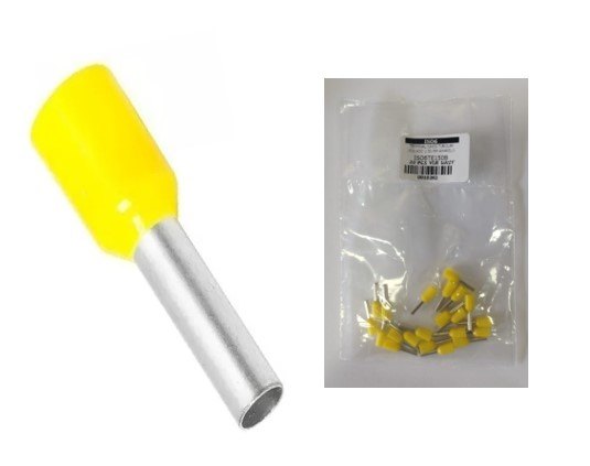 ISO6TE1508 - TERMINAL ILHOS TUBOLAR ISOLADO 1.50 MM AMARELO (EMB. COM 20 PEÇAS - VALOR UNITARIO) - PC