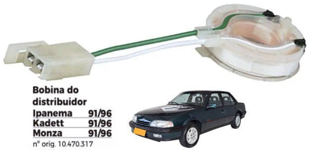 ISO1902150 - BONINA DISTRIBUIDOR GM/ MONZA/ KADETT/ IPANEMA 91/96 (EMB. COM 01 PECA - VALOR UNITARIO) - PC ISO1902150 - BONINA DISTRIBUIDOR GM/ MONZA/ KADETT/ IPANEMA 91/96 (EMB. COM 01 PECA - VALOR UNITARIO) - PC