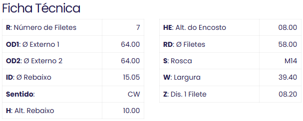 77.1007.0 - POLIA RODA LIVRE ALT DENSO TOYOTA HIACE/ HILUX/ LAND CRUISER ( 07 PK - HORARIO ) ROSCA M14 - UN