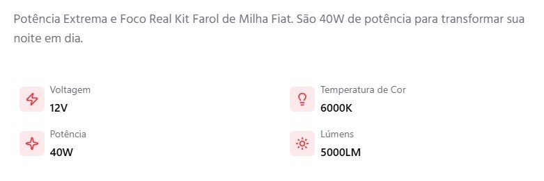 ISO22F4402 KIT - KIT FAROL DE MILHA LED FIAT 12V (EMB. COM 02 PECAS - VALOR DO KIT) - KIT ISO22F4402 KIT - KIT FAROL DE MILHA LED FIAT 12V (EMB. COM 02 PECAS - VALOR DO KIT) - KIT