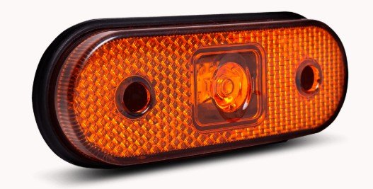 ISO225251 AM 12/24V - LANTERNA LATERAL OVAL AMBAR 12/24V (EMB. COM 01 PECA- VALOR UNITARIO) - PC ISO225251 AM 12/24V - LANTERNA LATERAL OVAL AMBAR 12/24V (EMB. COM 01 PECA- VALOR UNITARIO) - PC