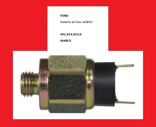 RHO0312 - INT. FREIO FORD TODOS COM SISTEMA WABCO - PC