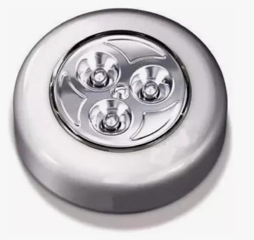 ISO6AC338 PILHA - LANTERNA TETO/ PORTA MALA - SEM FIO - COM INTERRUPTOR (EMB. COM 1 PECA- VALOR UNITARIO) - PC