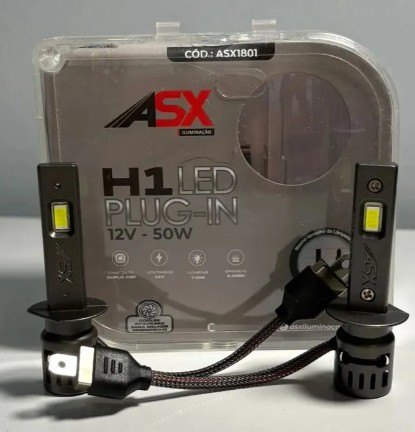 ISO22L1801 H1 12V - LAMPADA LED H1 12V 7500 LM SOW (EMB. COM 02 PECAS - VALOR DO PAR) - KIT