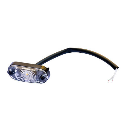 ISO1901171 CR - LANTERNA DELIMITADORA LED 12/24V CRISTAL (EMB. COM 01 PECA - VALOR UNITARIO) - PC