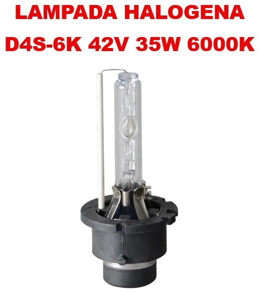 ISO14LXD4S-6K - LAMPADA HALOGENA D4S-6K 42V 35W 6000K (EMB. COM 01 PECA - VALOR UNITARIO) - PC ISO14LXD4S-6K - LAMPADA HALOGENA D4S-6K 42V 35W 6000K (EMB. COM 01 PECA - VALOR UNITARIO) - PC