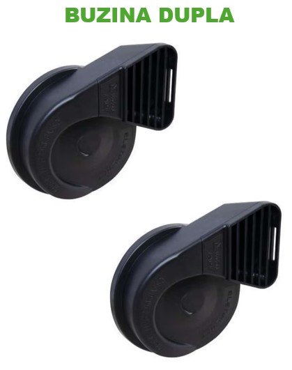 ISO26B4.0139 12V - BUZINA UNIVERSAL CARACOL 12V 80MM DUPLA (EMB. COM 02 PECA - VALOR DO PAR) - PR ISO26B4.0139 12V - BUZINA UNIVERSAL CARACOL 12V 80MM DUPLA (EMB. COM 02 PECA - VALOR DO PAR) - PR