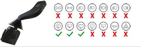ISO26C005.195 - CHAVE LIMPADOR CORSA, ASTRA, VECTRA 94 A 08 (EMB. COM 01 PECA - VALOR UNITARIO) - PC