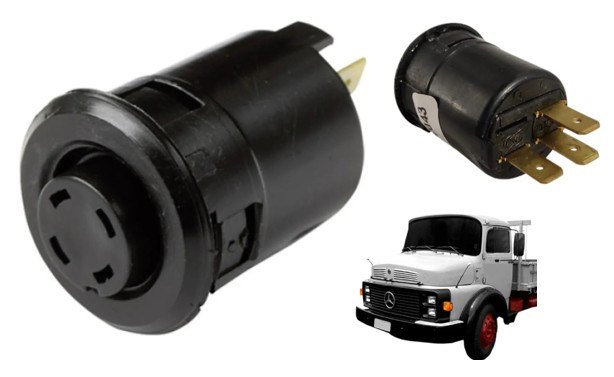 K-03044510 - BOTAO PRESSAO LIMPADOR 03 TERMINAL MERCEDES - KOSTAL (EMB. COM 01 PECA - VALOR UNITARIO) - PC