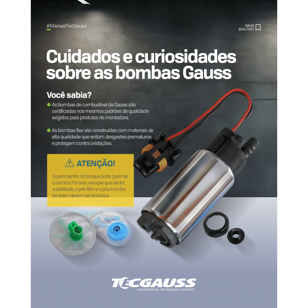 GI3050 12V - BOMBA COMBUSTIVEL ELETRICA AMAROK 2.0 2010... DIESEL  (EMB. COM 01 PECA- VALOR UNITARIO) - PC