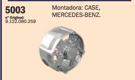CP5003 - MANCAL ALTERNADOR LADO COLETOR MB CAM. 1214/ 1218/ 1418/ 16/ 11933 (EMB. COM 1 PEÇA - VALOR UNITARIO) - PC