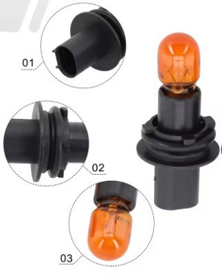 ISO14LX16W AM 12V - LAMPADA PISCA RETROVISOR AMBAR HPC 16WY 12V 16W HALOGENA (EMB. COM 01 PECA - VALOR UNITARIO) - PC